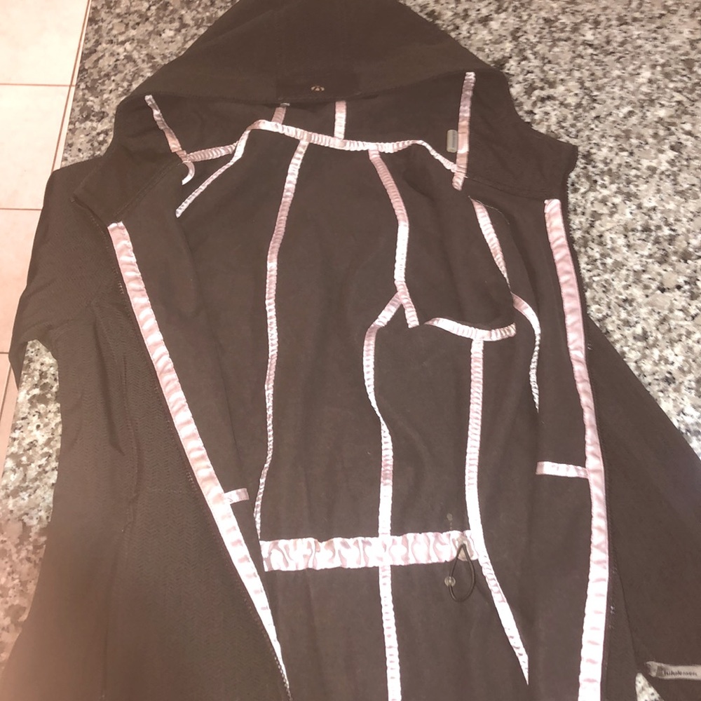 Lululemon waterproof rain jacket.